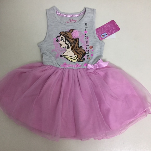 Disney Princess Belle Cute Pink tutu dress - Picture 3 of 6